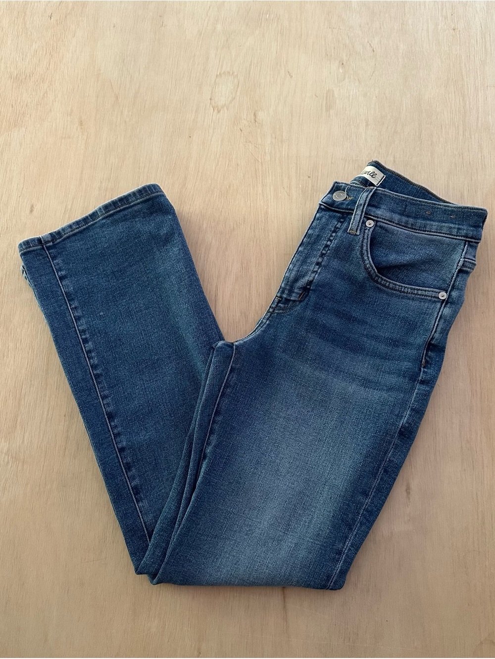 Madewell Mid-Rise Kick Out Crop Jeans - Women’s Size 27